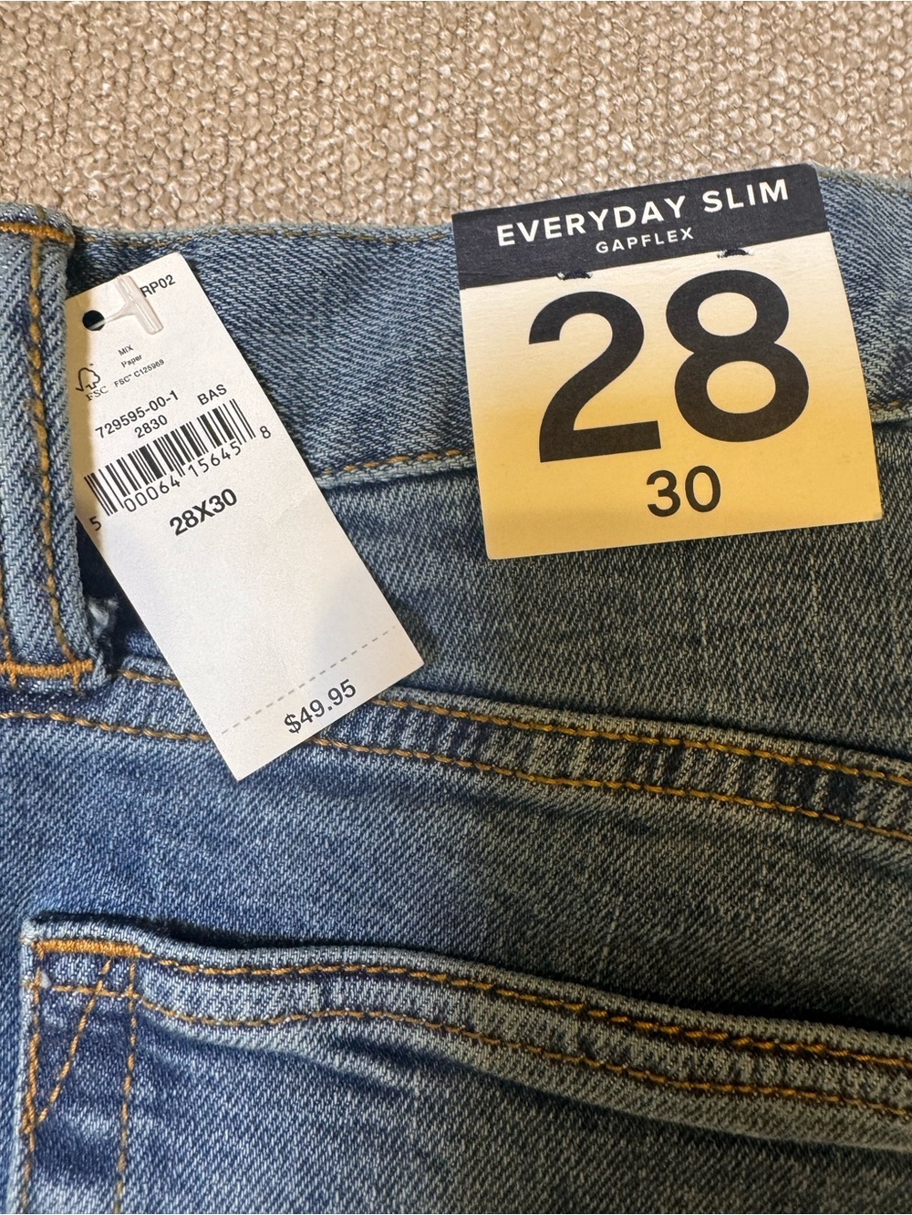 GAP Everyday Slim GapFlex Women’s Jeans in Light Blue Denim